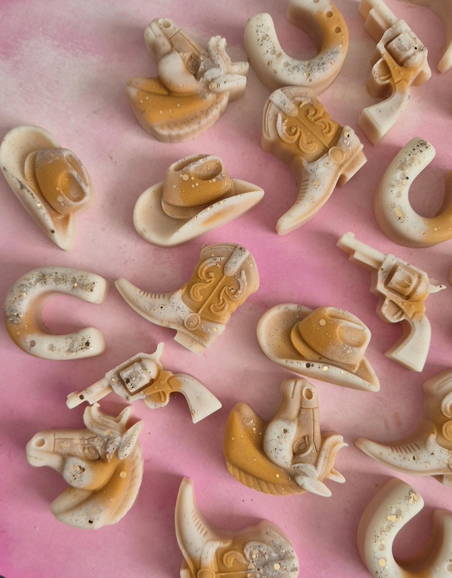 CLEARANCE White Chocolate Wax Melt Cowgirl Shapes