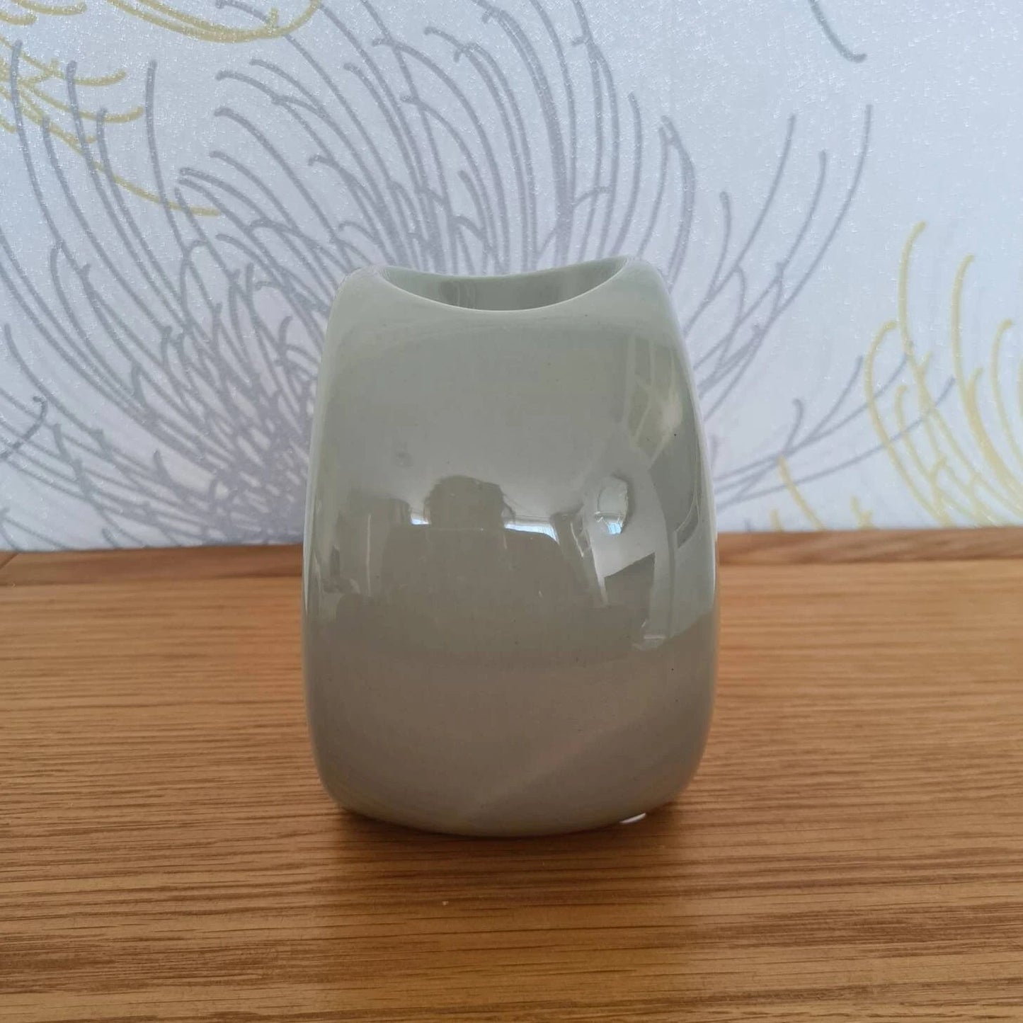 CLEARANCE Porto Gloss Grey Ceramic Wax Warmer