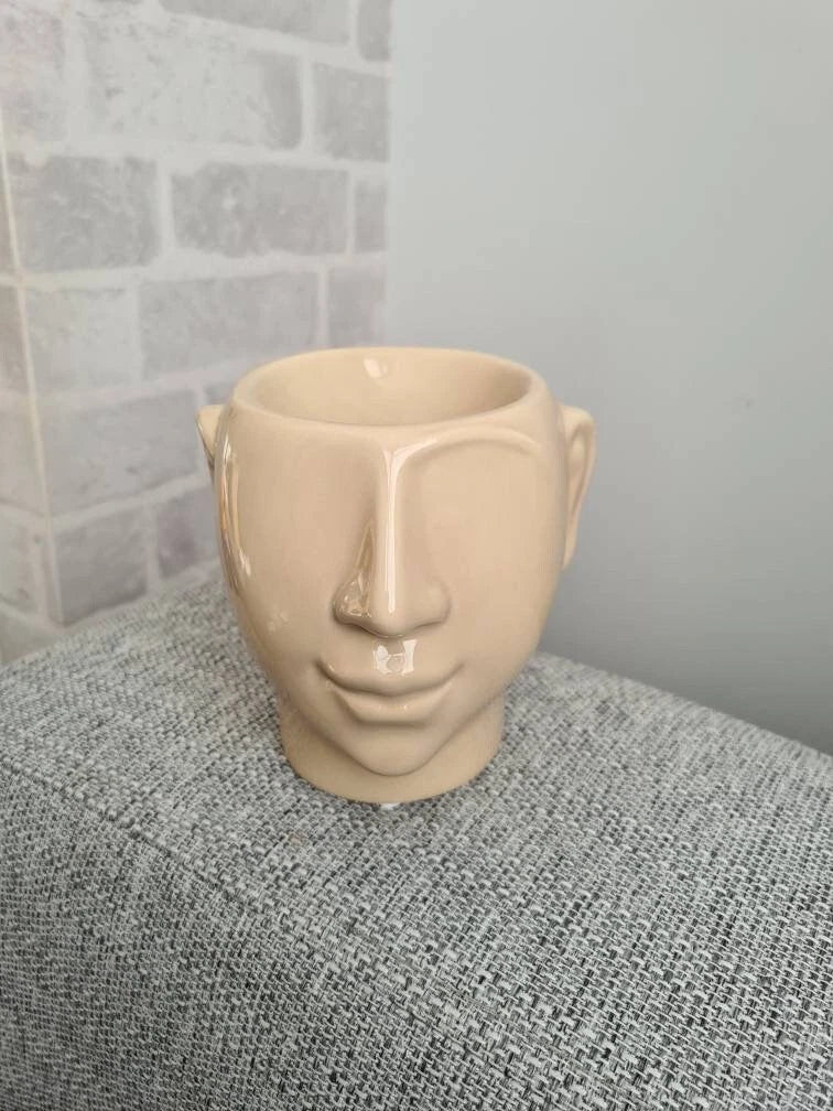CLEARANCE Beige Otis Ceramic Ceramic Wax Warmer