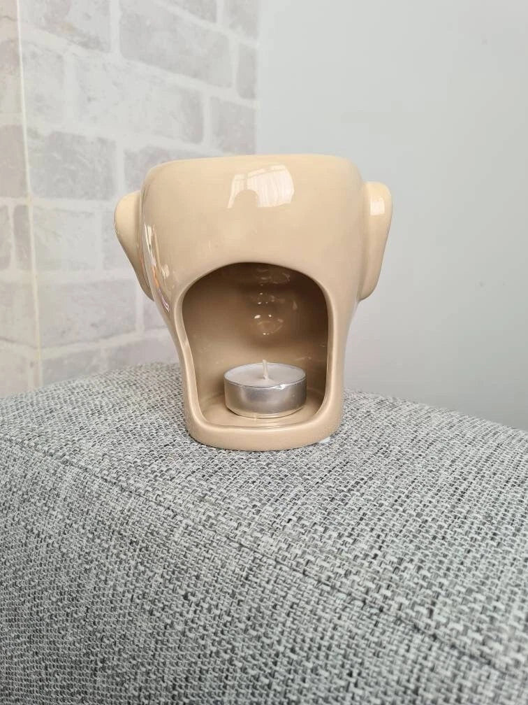 CLEARANCE Beige Otis Ceramic Ceramic Wax Warmer