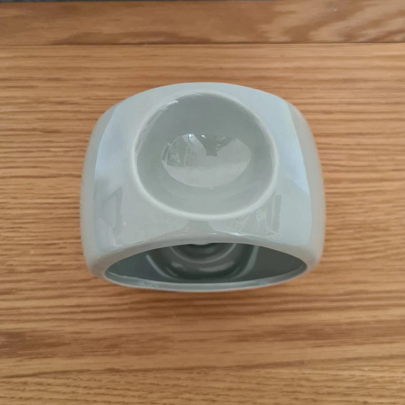 CLEARANCE Porto Gloss Grey Ceramic Wax Warmer